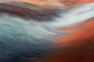 Vagues de couleurs abstraites - Christina Sillen