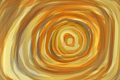 Vortex doré aux accents terreux - Christina Sillen