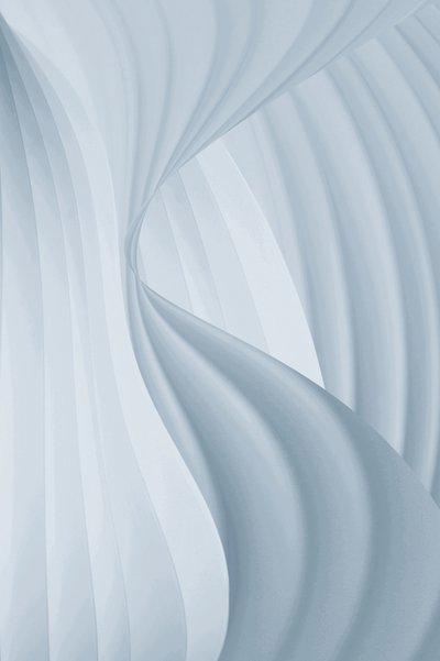 Courbes bleues fluides - Christina Sillen