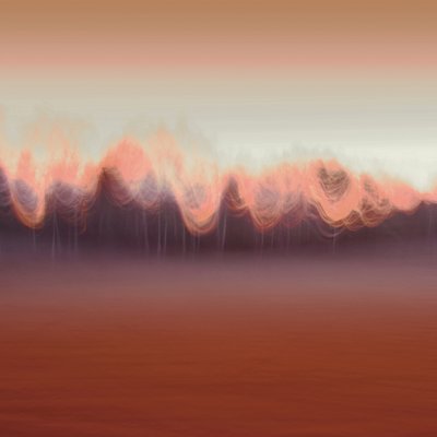 Paysage abstrait chaleureux - Christina Sillen