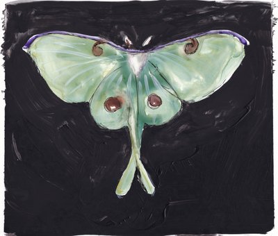 Papillon de nuit vert « Luna » - Christine Lindstrom