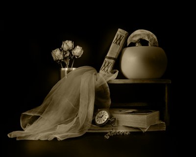 Nature morte « Memento Mori » - Christine SUISSIA