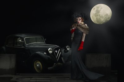 Élégance noire au clair de lune - Christine von Diepenbroek