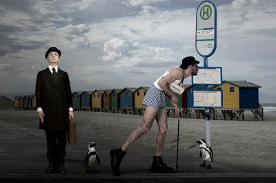 Les pingouins surréalistes du bus de la plage - Christine von Diepenbroek
