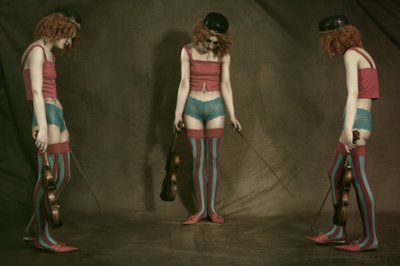 Trois violonistes mélancoliques - Christine von Diepenbroek