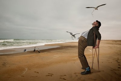 Une rencontre insolite sur la plage - Christine von Diepenbroek