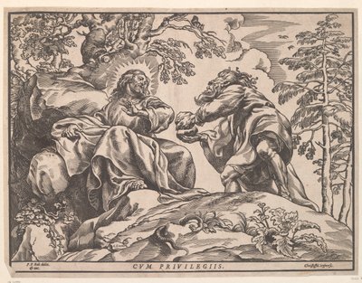 La tentation du Christ - Christoffel Jegher