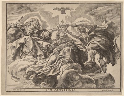 Couronnement de la Vierge - Christoffel Jegher after Sir Peter Paul Rubens