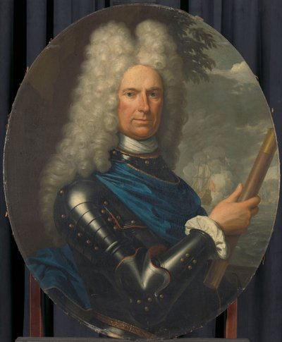 Portrait du contre-amiral Arent van Buren - Christoffel Lubienitzki