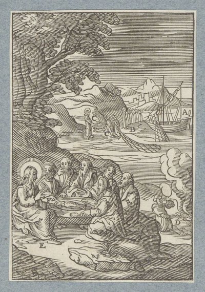 Christ donne les clés du paradis à Pierre - Christoffel van Sichem (II)