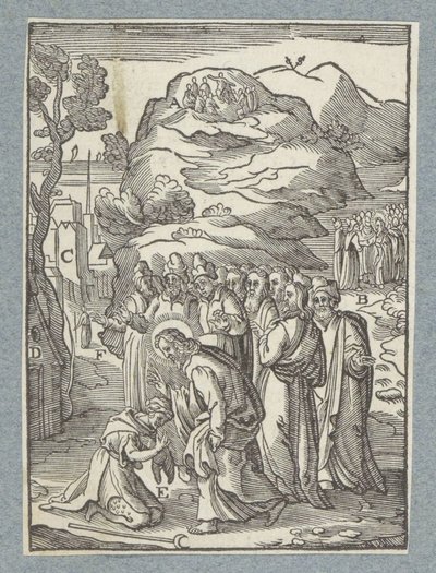 Le Christ guérit un lépreux - Christoffel van Sichem (II)