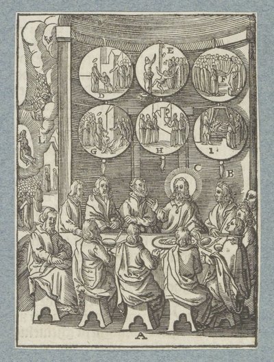 Le Christ apparaît pour la dernière fois aux apôtres - Christoffel van Sichem (II)