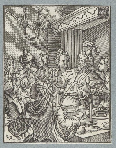 Banquet de Balthazar - Christoffel van Sichem (II)
