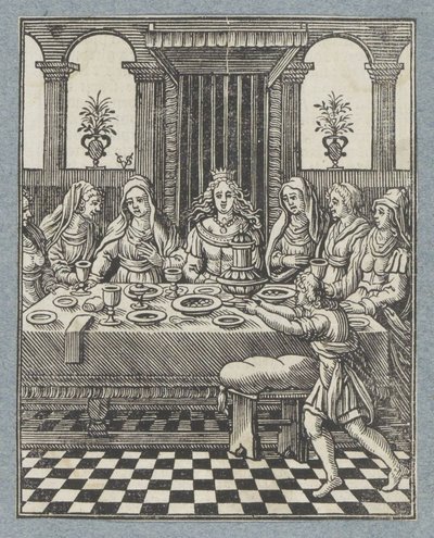 Banquet de Vasti, la femme d