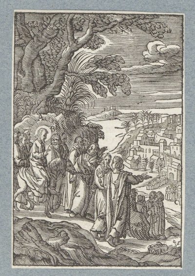 Entrée à Jérusalem - Christoffel van Sichem (II)
