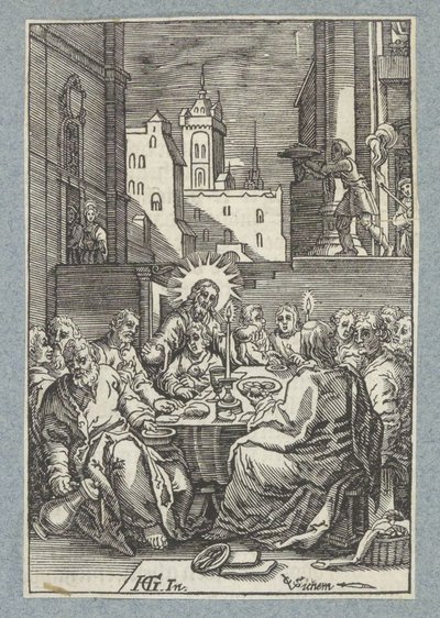 La Cène - Christoffel van Sichem (II)