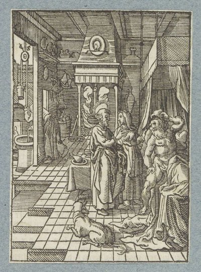 Pierre guérit Énée - Christoffel van Sichem (II)