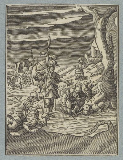 Sélection des hommes de Gédéon - Christoffel van Sichem (II)