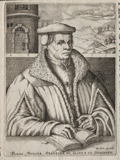 Portrait de Thomas Münzer - Christoffel van Sichem