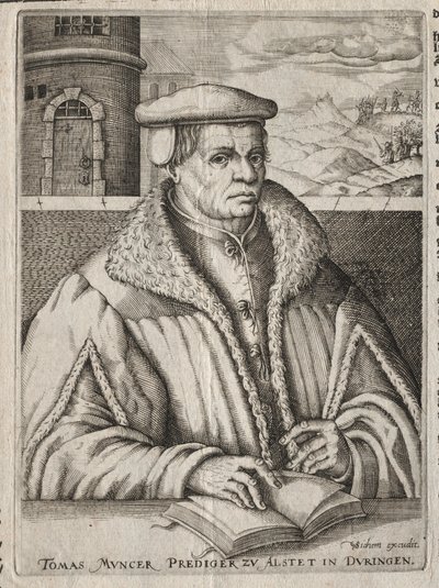 Portrait de Thomas Münzer - Christoffel van Sichem