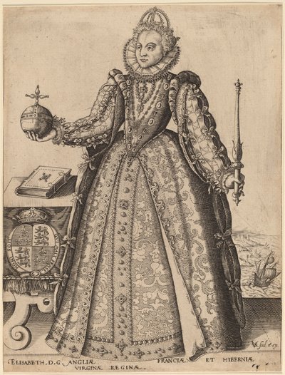 Élisabeth, reine de Grande-Bretagne - Christoffel van Sichem I