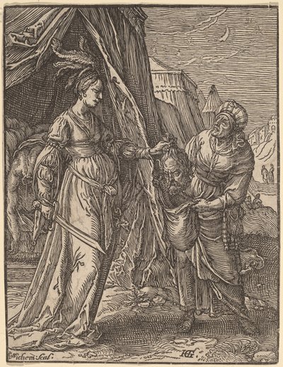 Judith avec la tête d
