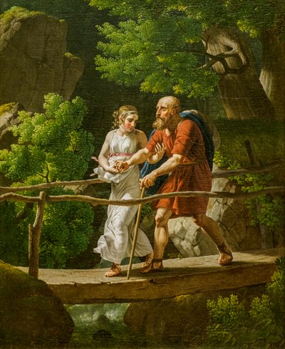 Œdipe et Antigone - Christoffer-Wilhelm Eckersberg
