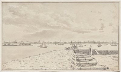 Vue depuis la batterie vers la ville - Christoffer Wilhelm Eckersberg