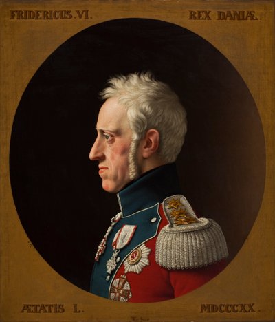 Portrait de Frédéric VI de Danemark 1768-1839, 1839 - Christoffer Wilhelm Eckersberg
