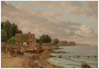 Vue de Taarbaeck (Fête de Taarbaeck) - Christoffer Wilhelm Eckersberg