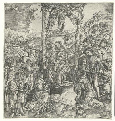 Adoration des mages - Christoforo di Michele Robetta