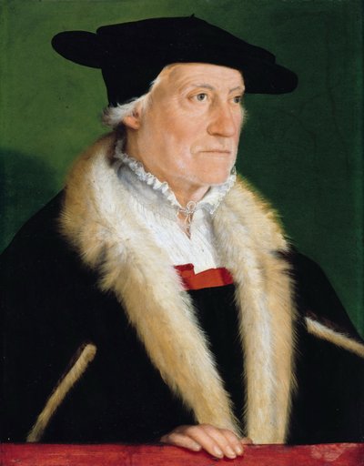 Portrait du cosmographe Sebastian Münster 1489-1552, vers 1550 - Christoph Amberger