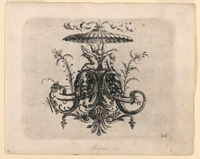 Planche 26, du Neüw Grotteßken Buch (Nouveau Livre Grotesque) - Christoph Jamnitzer