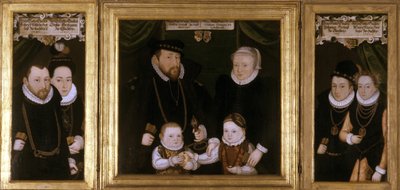 Triptyque de Johann Wilhelm von Sachsen, 1587 - Christoph Leutolph
