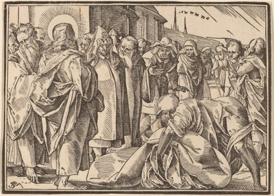 Le paralytique guéri par le Christ prend sa palette - Christoph Murer