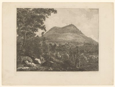 Paysage avec la montagne Landeskrone près de Görlitz - Christoph Nathe