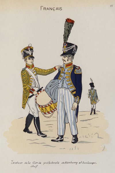 Un tambour et maître boulanger de la garde préfectorale de Hambourg, c.1806 - Christoph Suhr