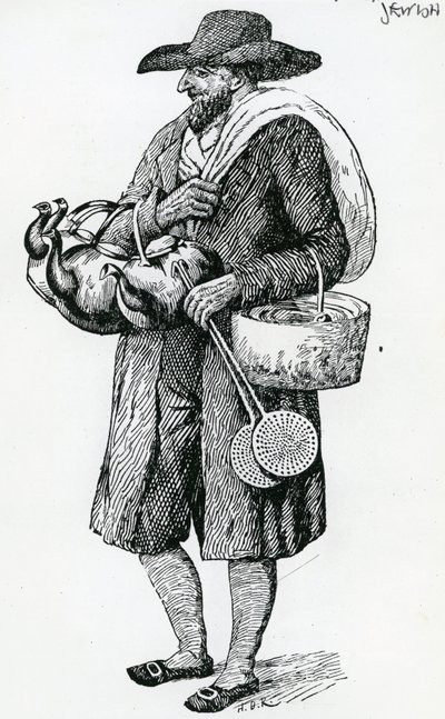 Marchand juif de Hambourg, XVIIIe siècle - Christoph Suhr