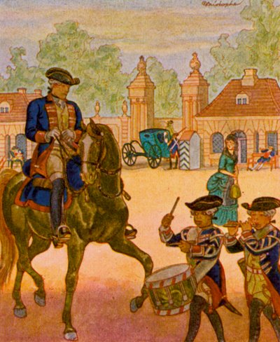 Garde à la porte de Brandebourg - Christophe (1856 1945)