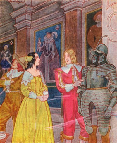Ahnengalerie / Galerie des ancêtres (lithographie en couleur) - Christophe (1856 1945)