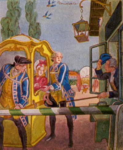 Chaise au péage - Christophe (1856 1945)