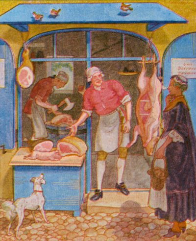 Metzgerladen - Christophe (1856 1945)