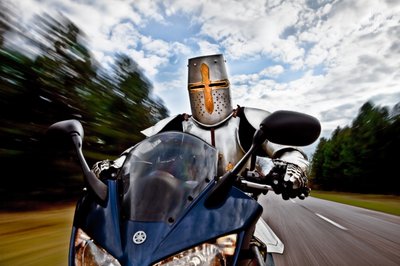 Un chevalier à moto - Christophe Kiciak