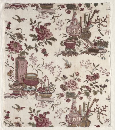 Fragment de coton imprimé sur bois, vers 1780 - Christophe Philippe Oberkampf