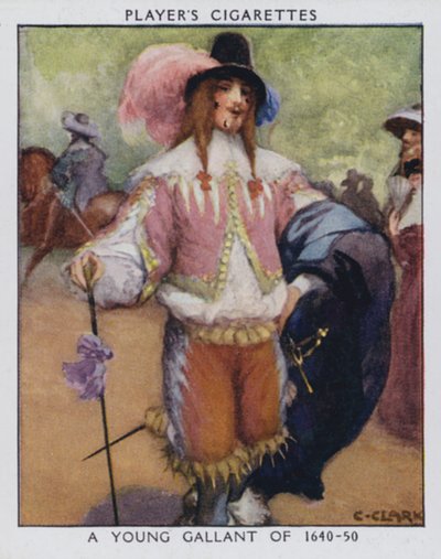 Un jeune galant de 1640-50 - Christopher (after) Clark