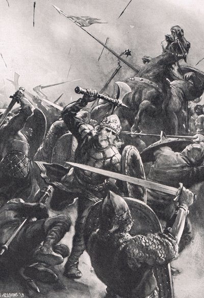 La bataille de Stamford Bridge, illustration de 