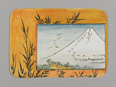 Fuji avec bambou - Christopher Grant La Farge