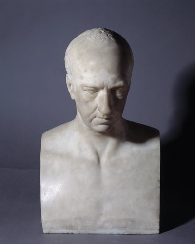 Buste représentant le peintre écossais Gavin Hamilton (1723-1798) - Christopher Hewetson