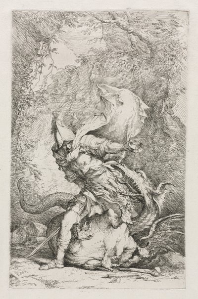Jason et le dragon - Christopher Richard Wynne Nevinson