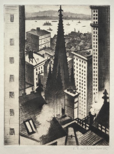 Temple de New York - Christopher Richard Wynne Nevinson